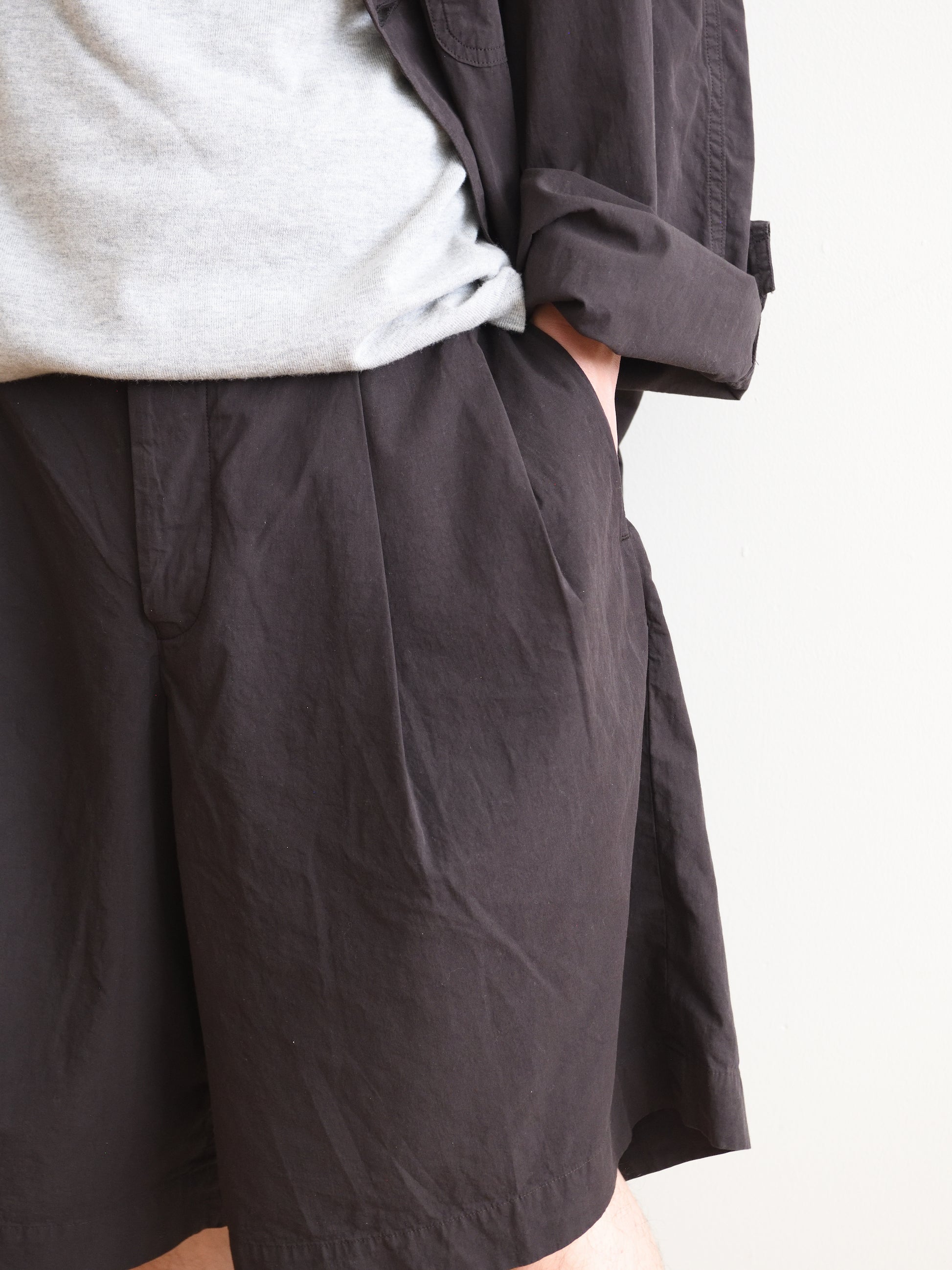 HERILL ヘリル Ripstop Chinoshorts 26-030-HL-8260-10 コットン ショーツ リップストップ 快適 ブラウン 夏 セットアップ 愛知県 名古屋 丸の内 セレクトショップ THIRD PLACE サードプレイス