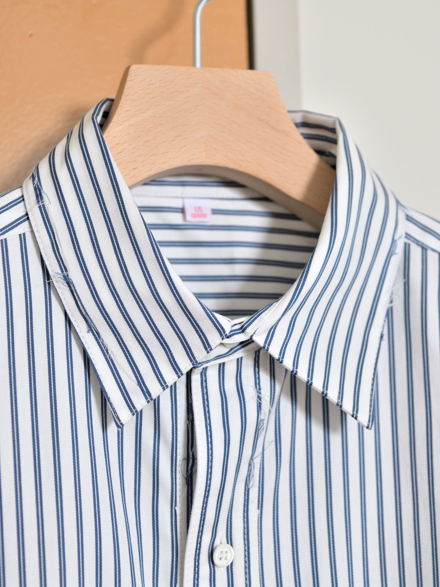 ISSUETHINGS イシューシングス type127  127-c-00 WHITE NAVY ホワイト ネイビー ストライプ コットン シャツ 26AW 愛知県 名古屋 丸の内 ユニセックス セレクトショップ THIRD PLACE サードプレイス