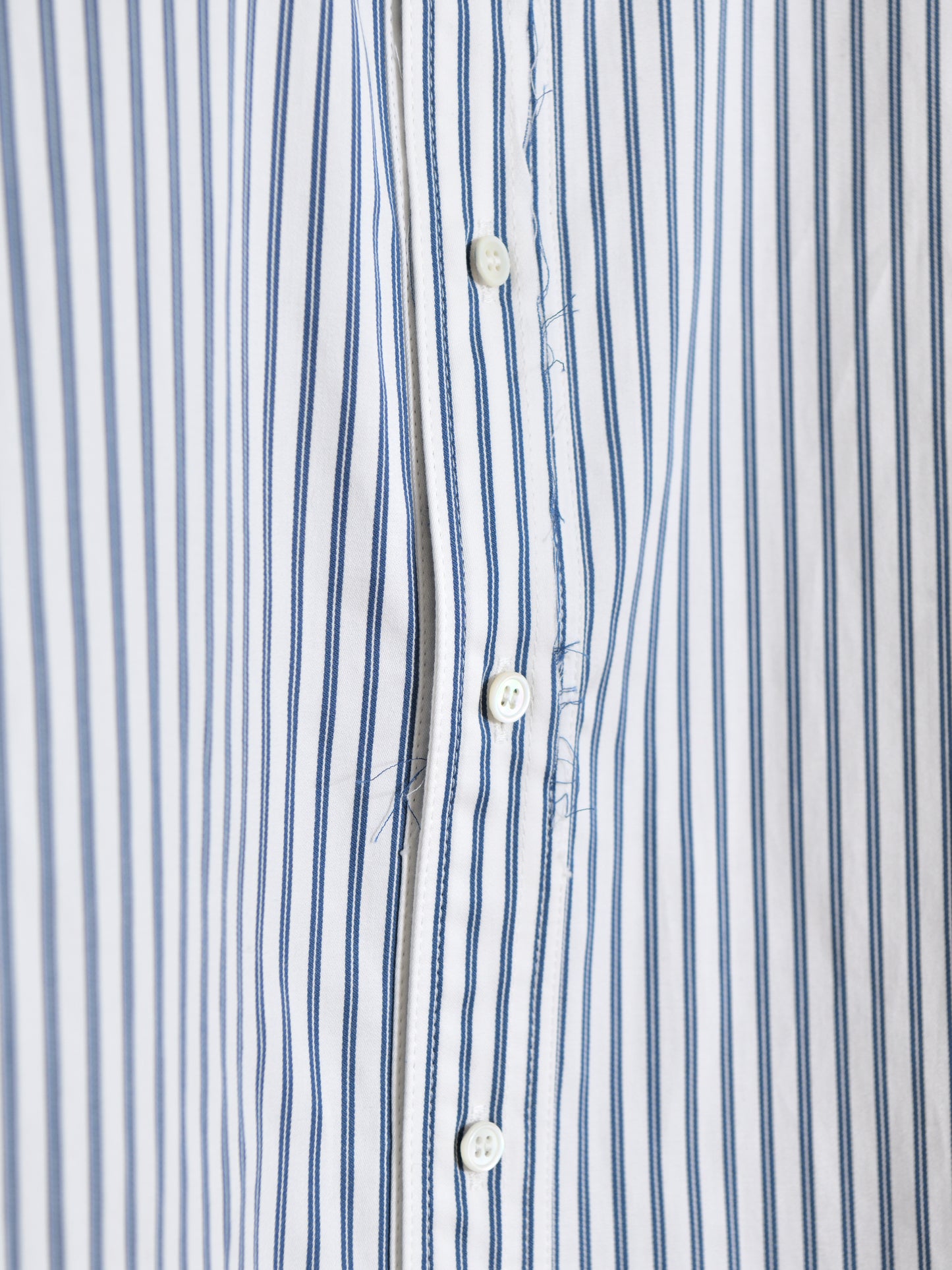 ISSUETHINGS イシューシングス type127  127-c-00 WHITE NAVY ホワイト ネイビー ストライプ コットン シャツ 26AW 愛知県 名古屋 丸の内 ユニセックス セレクトショップ THIRD PLACE サードプレイス