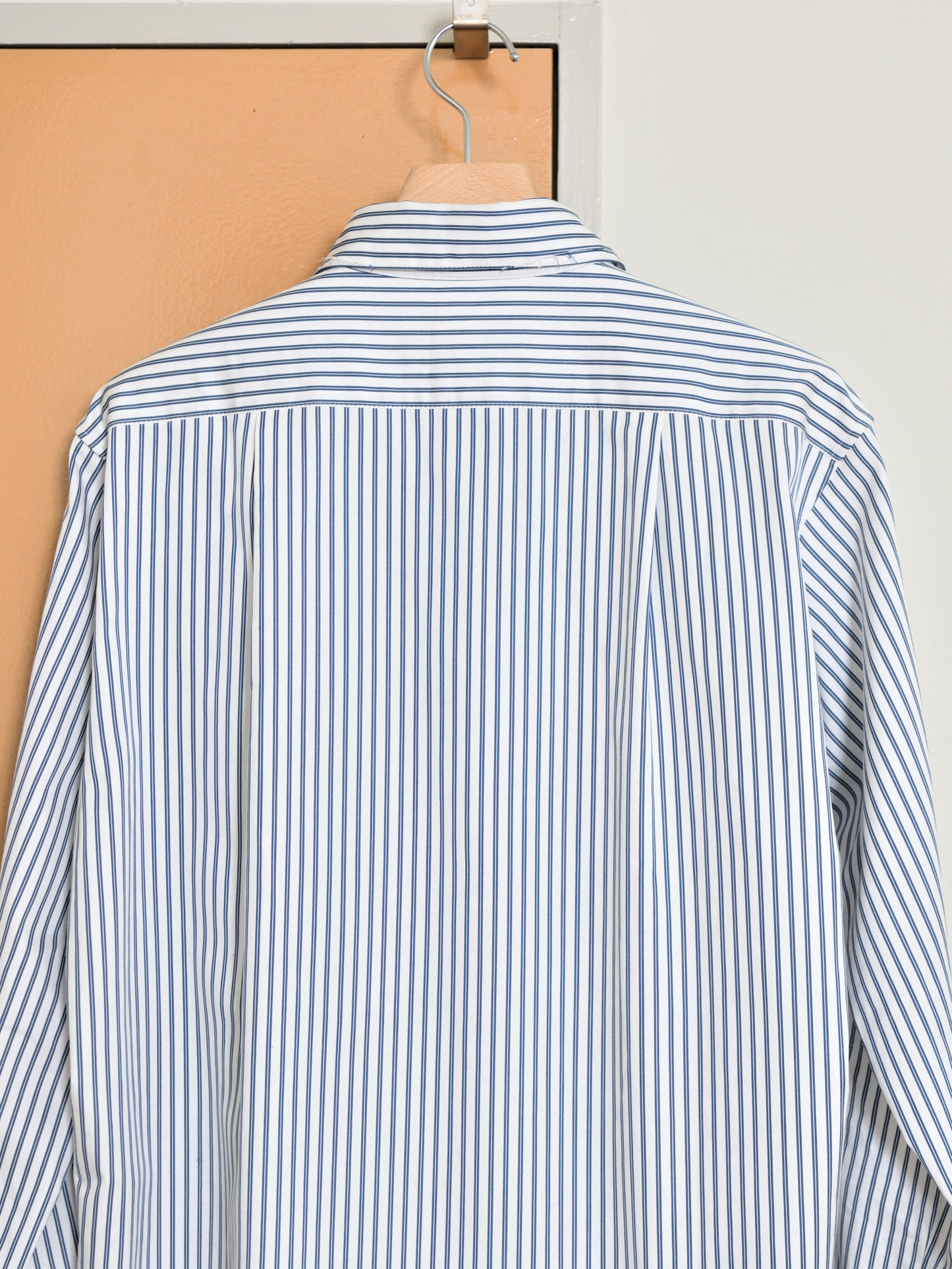 ISSUETHINGS イシューシングス type127  127-c-00 WHITE NAVY ホワイト ネイビー ストライプ コットン シャツ 26AW 愛知県 名古屋 丸の内 ユニセックス セレクトショップ THIRD PLACE サードプレイス