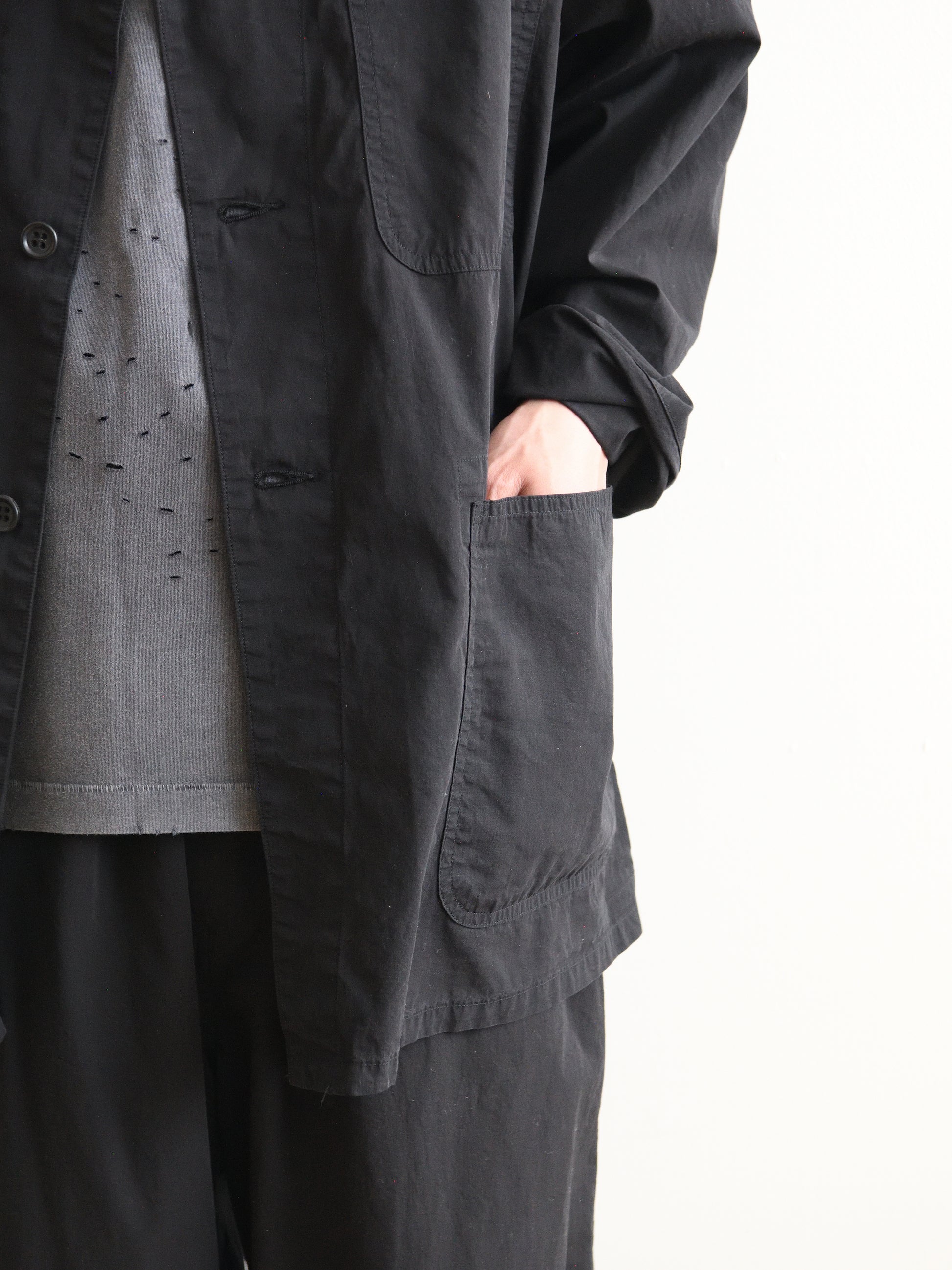 HERILL ヘリル Ripstop P41 Coverall 26-011-HL-8190-10 コットン ジャケット リップストップ 快適 ブラック 夏 セットアップ 愛知県 名古屋 丸の内 セレクトショップ THIRD PLACE サードプレイス