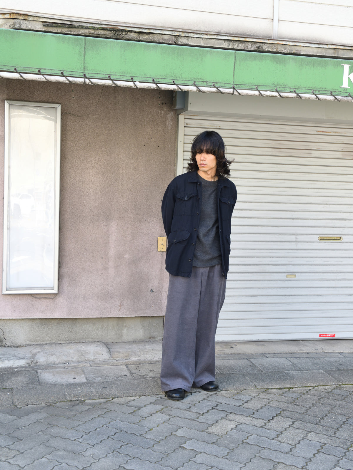 SATISFY サティスファイ FuzzFleece AD Long Tee PHANTOM 11067-88000 ブラック グレー POLYESTER ポリエステル Polartec ポーラテック フリース インナー インサレーション フランス パリ paris 26FW 日本取り扱い 名古屋 丸の内 セレクトショップ THIRD PLACE サードプレイス