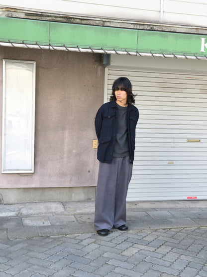 SATISFY サティスファイ FuzzFleece AD Long Tee PHANTOM 11067-88000 ブラック グレー POLYESTER ポリエステル Polartec ポーラテック フリース インナー インサレーション フランス パリ paris 26FW 日本取り扱い 名古屋 丸の内 セレクトショップ THIRD PLACE サードプレイス