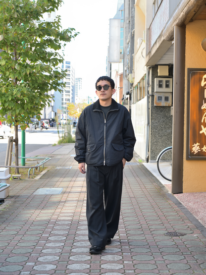 YOKE ヨーク Wool Cashmere Fleece Reversible Blouson BLACK YK26FW01362B ブラック 黒 リバーシブル NYLON WOOL CASHMERE ナイロン ウール カシミヤ ブルゾン 26FW 日本取り扱い 名古屋 丸の内 セレクトショップ THIRD PLACE サードプレイス