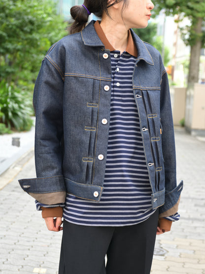 Ernie Palo アーニーパロ Border Polo L/S T-shirt EP12CT04 ポロシャツ ネイビー NAVY ベーシック ユニセックス 26AW 愛知県 名古屋 丸の内 セレクトショップ THIRD PLACE サードプレイス