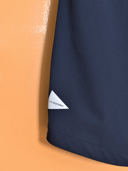 andwander trek short pants 574-6122009 ショーツ ネイビー  定番 日本 名古屋 セレクトショップ THIRD PLACE サードプレイス 名古屋 愛知県 東海 セレクトショップ THIRD PLACE サードプレイス