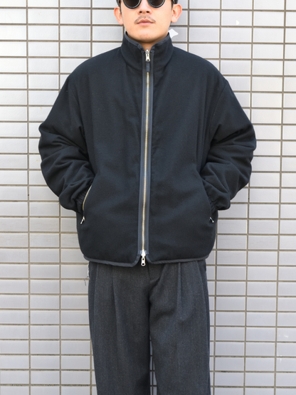 YOKE ヨーク Wool Cashmere Fleece Reversible Blouson BLACK YK26FW01362B ブラック 黒 リバーシブル NYLON WOOL CASHMERE ナイロン ウール カシミヤ ブルゾン 26FW 日本取り扱い 名古屋 丸の内 セレクトショップ THIRD PLACE サードプレイス