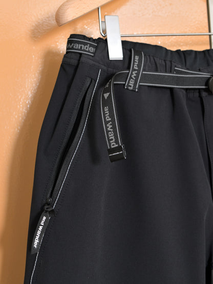 andwander trek short pants 574-6122009 ショーツ ブラック  定番 日本 名古屋 セレクトショップ THIRD PLACE サードプレイス 名古屋 愛知県 東海 セレクトショップ THIRD PLACE サードプレイス