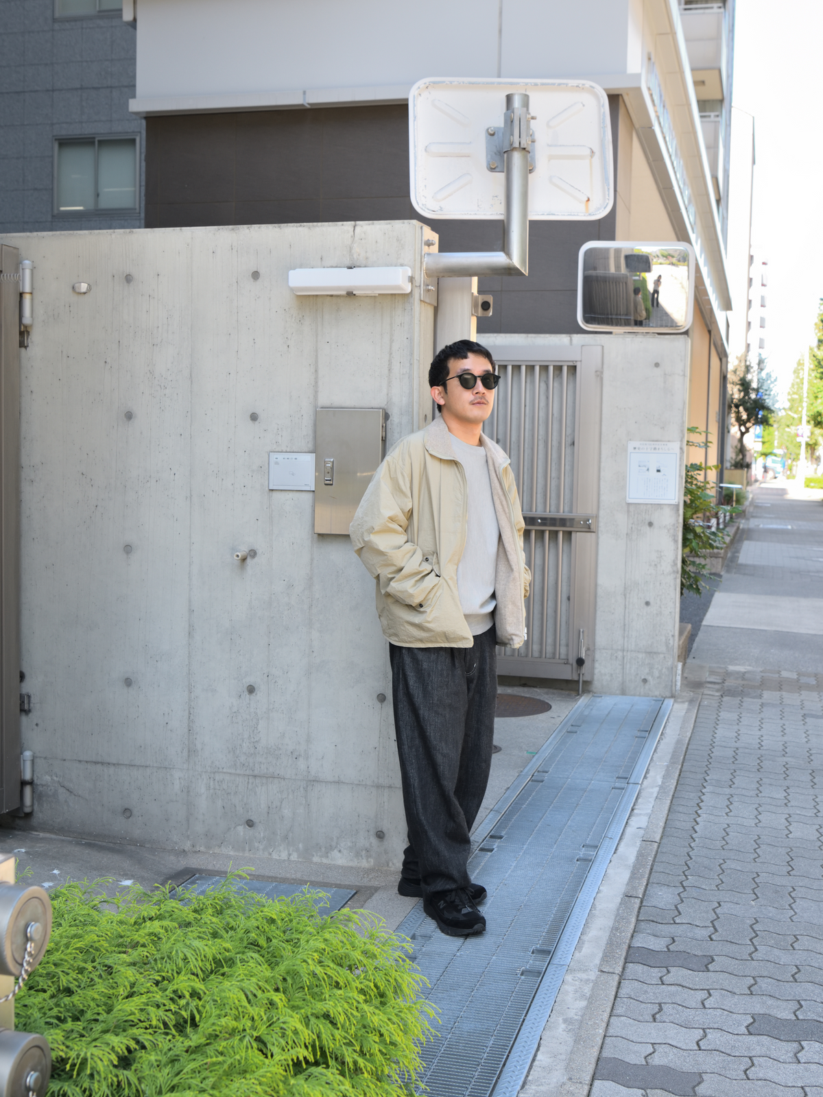 YOKE ヨーク Wool Cashmere Fleece Reversible Blouson BEIGE YK26FW01362B ベージュ リバーシブル NYLON WOOL CASHMERE ナイロン ウール カシミヤ ブルゾン 26FW 日本取り扱い 名古屋 丸の内 セレクトショップ THIRD PLACE サードプレイス