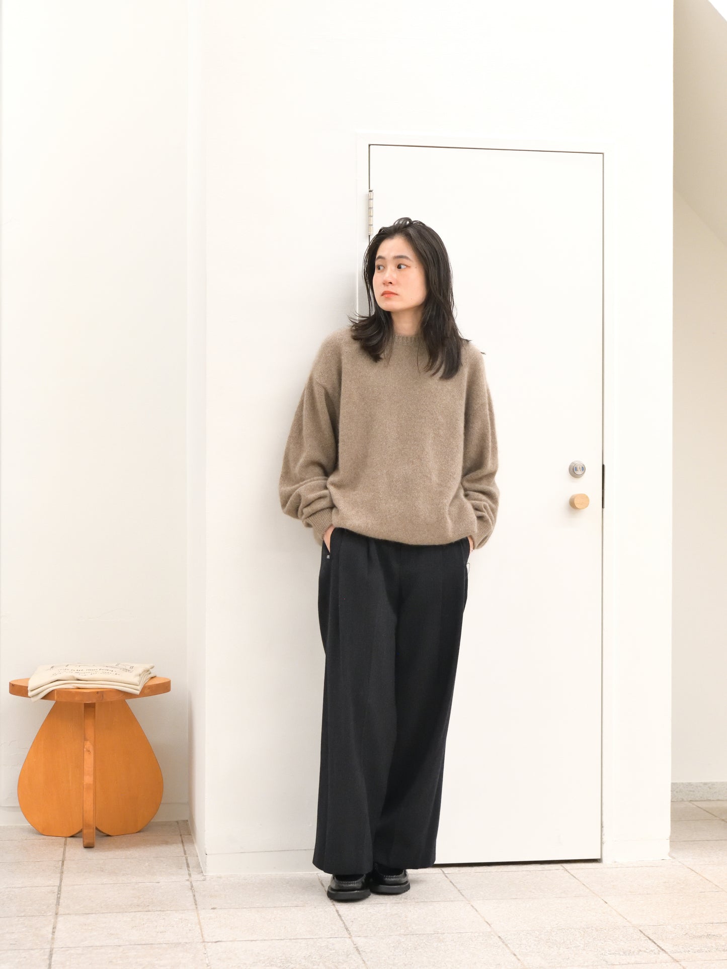 HERILL ヘリル Rigidcashmere Pullover 26-080-HL-8020-30 リジットカシミア ニット NATURAL ナチュラル 26AW 愛知県 名古屋 丸の内 セレクトショップ THIRD PLACE サードプレイス