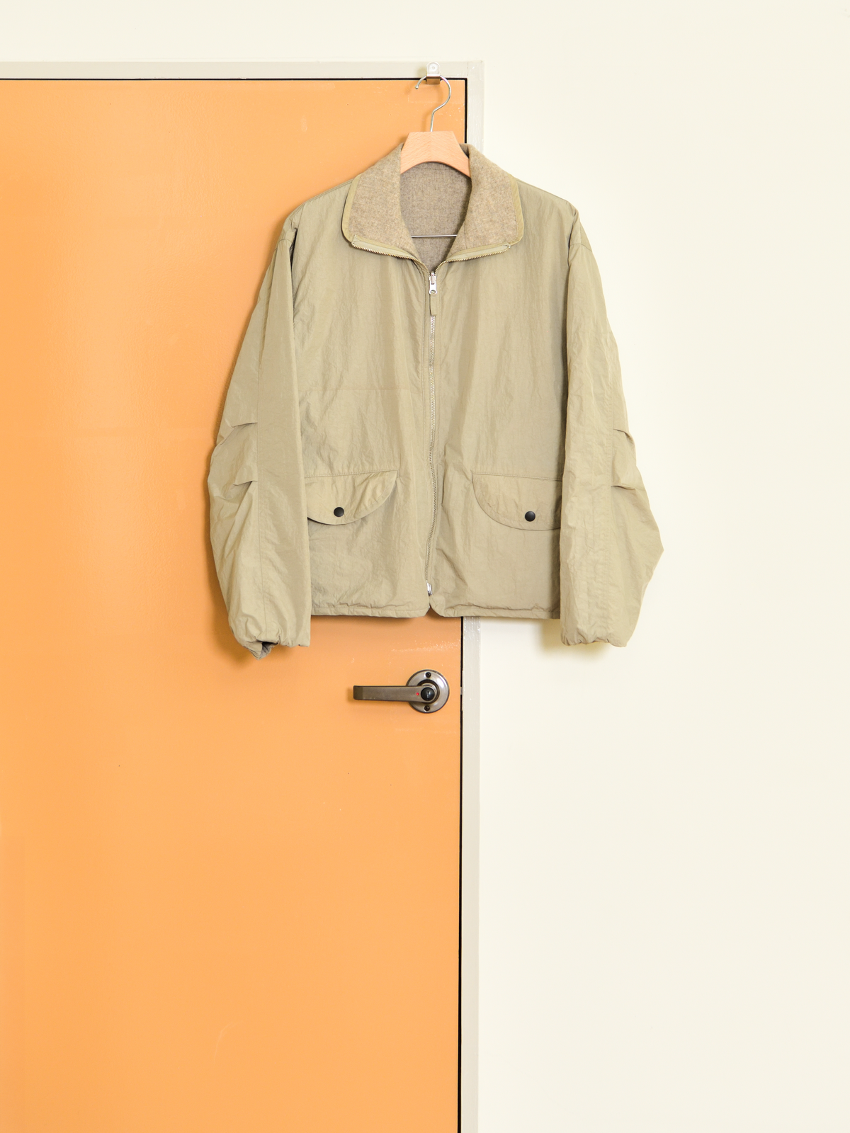YOKE ヨーク Wool Cashmere Fleece Reversible Blouson BEIGE YK26FW01362B ベージュ リバーシブル NYLON WOOL CASHMERE ナイロン ウール カシミヤ ブルゾン 26FW 日本取り扱い 名古屋 丸の内 セレクトショップ THIRD PLACE サードプレイス