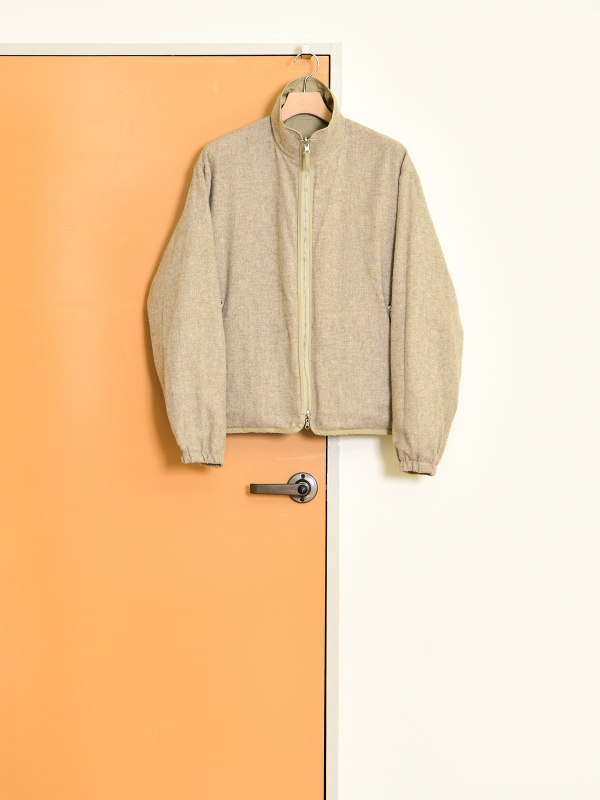 YOKE ヨーク Wool Cashmere Fleece Reversible Blouson BEIGE YK26FW01362B ベージュ リバーシブル NYLON WOOL CASHMERE ナイロン ウール カシミヤ ブルゾン 26FW 日本取り扱い 名古屋 丸の内 セレクトショップ THIRD PLACE サードプレイス