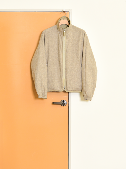 YOKE ヨーク Wool Cashmere Fleece Reversible Blouson BEIGE YK26FW01362B ベージュ リバーシブル NYLON WOOL CASHMERE ナイロン ウール カシミヤ ブルゾン 26FW 日本取り扱い 名古屋 丸の内 セレクトショップ THIRD PLACE サードプレイス