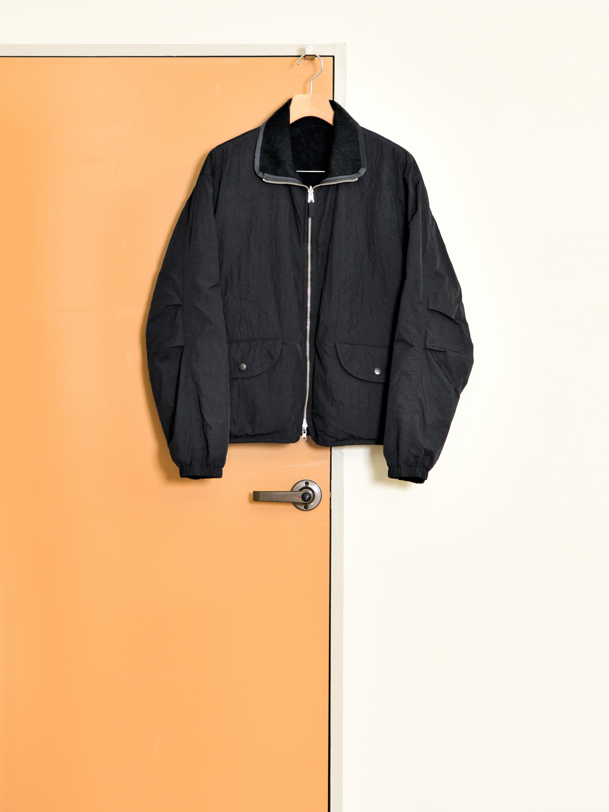 YOKE ヨーク Wool Cashmere Fleece Reversible Blouson BLACK YK26FW01362B ブラック 黒 リバーシブル NYLON WOOL CASHMERE ナイロン ウール カシミヤ ブルゾン 26FW 日本取り扱い 名古屋 丸の内 セレクトショップ THIRD PLACE サードプレイス