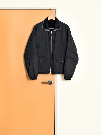 YOKE ヨーク Wool Cashmere Fleece Reversible Blouson BLACK YK26FW01362B ブラック 黒 リバーシブル NYLON WOOL CASHMERE ナイロン ウール カシミヤ ブルゾン 26FW 日本取り扱い 名古屋 丸の内 セレクトショップ THIRD PLACE サードプレイス