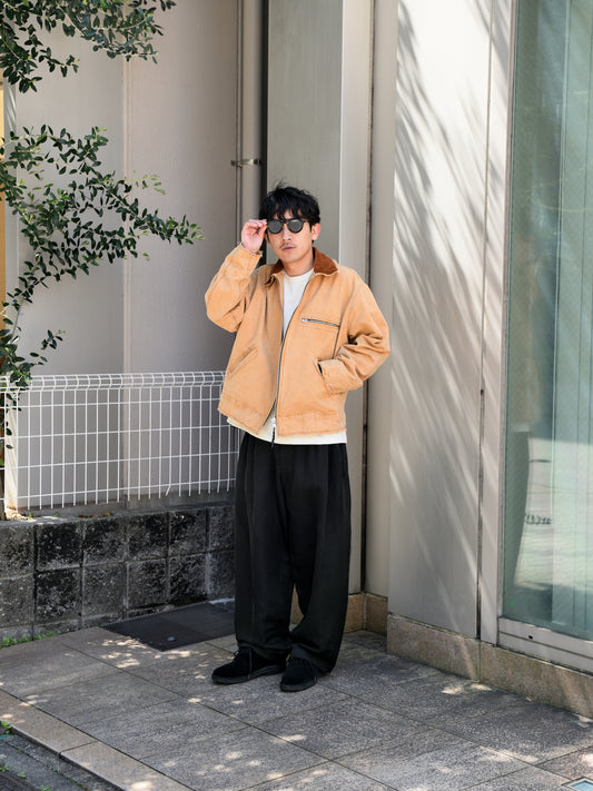 CAMIEL FORTGENS カミエルフォートヘンス WORKER JACKET CF21.10.01.01 キャンバス ダックジャケット カバーオール  ベージュ カーハート アメリカ オランダ 26ss 春夏 日本取り扱い 名古屋 丸の内 セレクトショップ THIRD PLACE サードプレイス