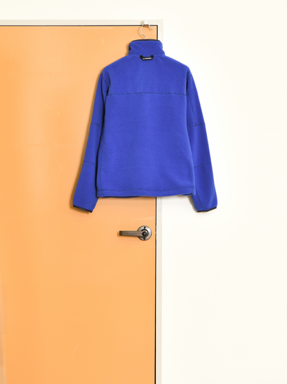 andwander アンドワンダー wool fleece pullover 574-6281053 BLUE ブルー フリース ウール ポリエステル アウトドア 登山 キャンプ 26FW 日本取り扱い 名古屋 丸の内 セレクトショップ THIRD PLACE サードプレイス