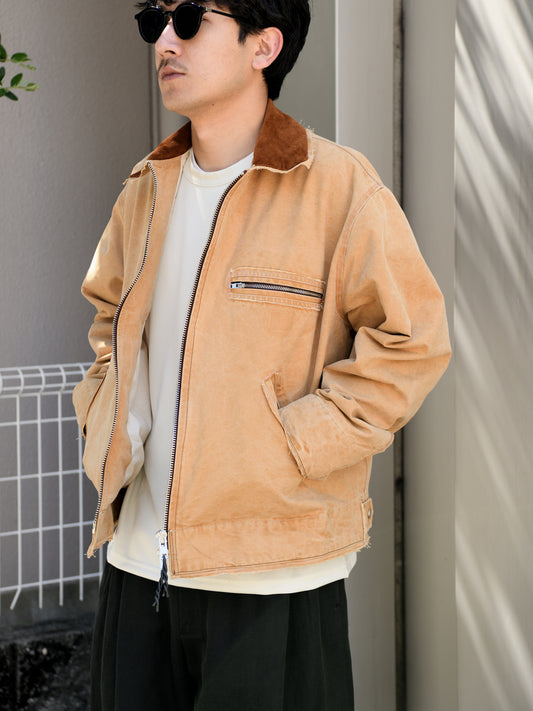 CAMIEL FORTGENS カミエルフォートヘンス WORKER JACKET CF21.10.01.01 キャンバス ダックジャケット カバーオール  ベージュ カーハート アメリカ オランダ 26ss 春夏 日本取り扱い 名古屋 丸の内 セレクトショップ THIRD PLACE サードプレイス