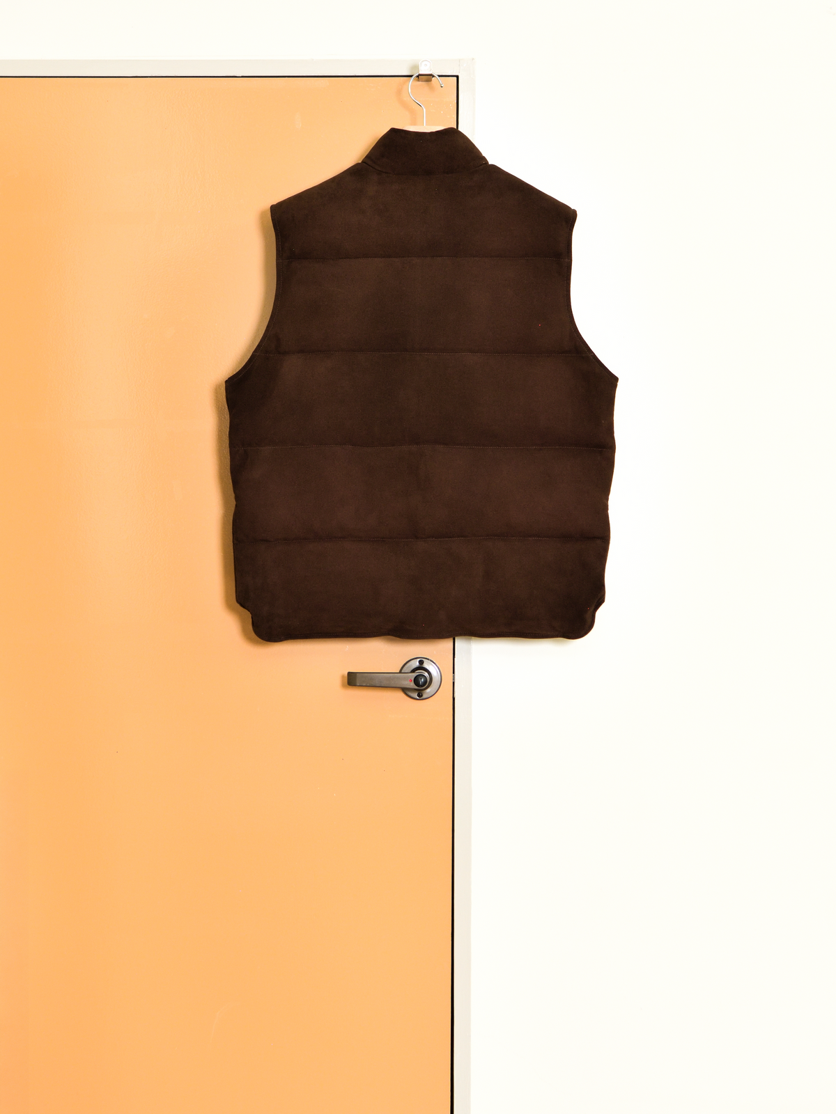 HERILL へリル Sheepleather Woodchoppers Vest 26-011-HL-8370-30 BROWN ブラウン シープレザー ダウン DOWN ベスト 26FW 日本取り扱い 名古屋 丸の内 セレクトショップ THIRD PLACE サードプレイス
