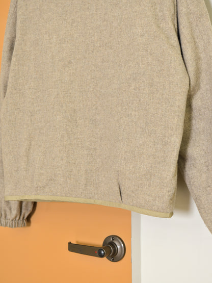 YOKE ヨーク Wool Cashmere Fleece Reversible Blouson BEIGE YK26FW01362B ベージュ リバーシブル NYLON WOOL CASHMERE ナイロン ウール カシミヤ ブルゾン 26FW 日本取り扱い 名古屋 丸の内 セレクトショップ THIRD PLACE サードプレイス