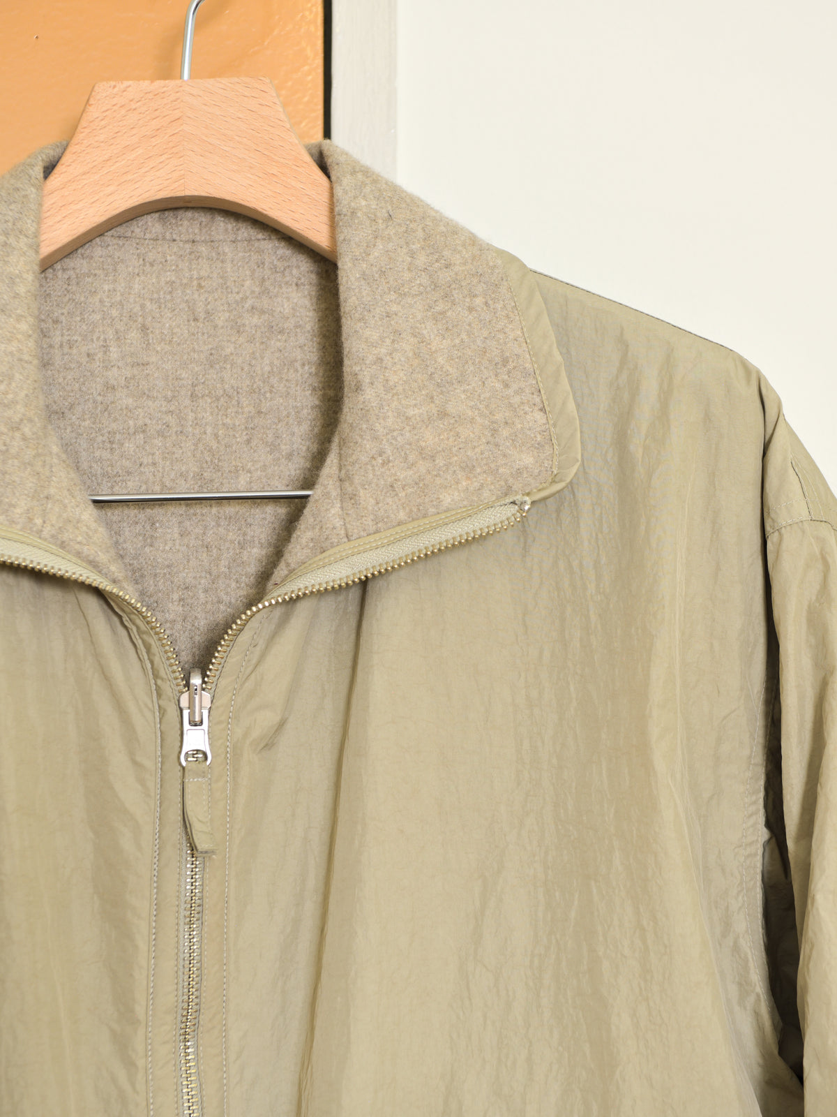 YOKE ヨーク Wool Cashmere Fleece Reversible Blouson BEIGE YK26FW01362B ベージュ リバーシブル NYLON WOOL CASHMERE ナイロン ウール カシミヤ ブルゾン 26FW 日本取り扱い 名古屋 丸の内 セレクトショップ THIRD PLACE サードプレイス