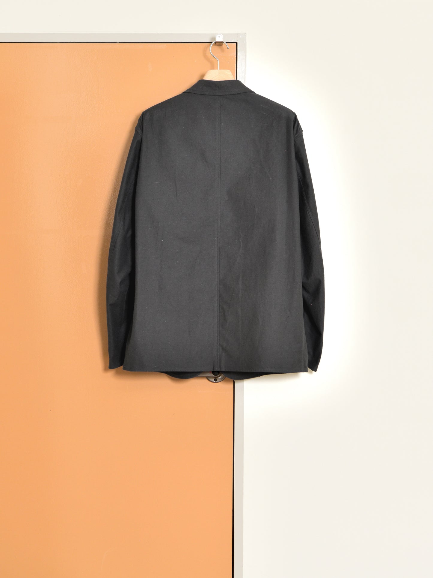 de dam foundation デダムファンデーション Nepped Cotton Jacket SUMI チャコール ジャケット　セットアップ ベーシック オランダ ユニセックス 26AW 愛知県 名古屋 丸の内 セレクトショップ THIRD PLACE サードプレイス