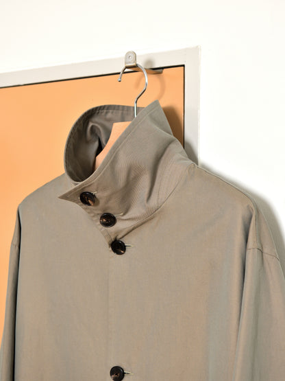 de dam foundation デダムファンデーション Cotton Gabardine Trench Coat KHAKI カーキ コート ベーシック オランダ ユニセックス 26AW 愛知県 名古屋 丸の内 セレクトショップ THIRD PLACE サードプレイス