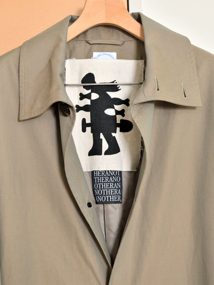 de dam foundation デダムファンデーション Cotton Gabardine Trench Coat KHAKI カーキ コート ベーシック オランダ ユニセックス 26AW 愛知県 名古屋 丸の内 セレクトショップ THIRD PLACE サードプレイス