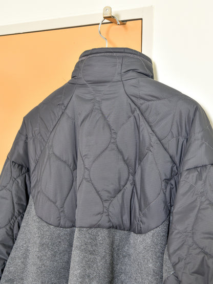 andwander アンドワンダー quilting fleece jacket 574-6281040 GRAY グレー フリース ジャケット ナイロン アウトドア 登山 キャンプ 26FW 日本取り扱い 名古屋 丸の内 セレクトショップ THIRD PLACE サードプレイス