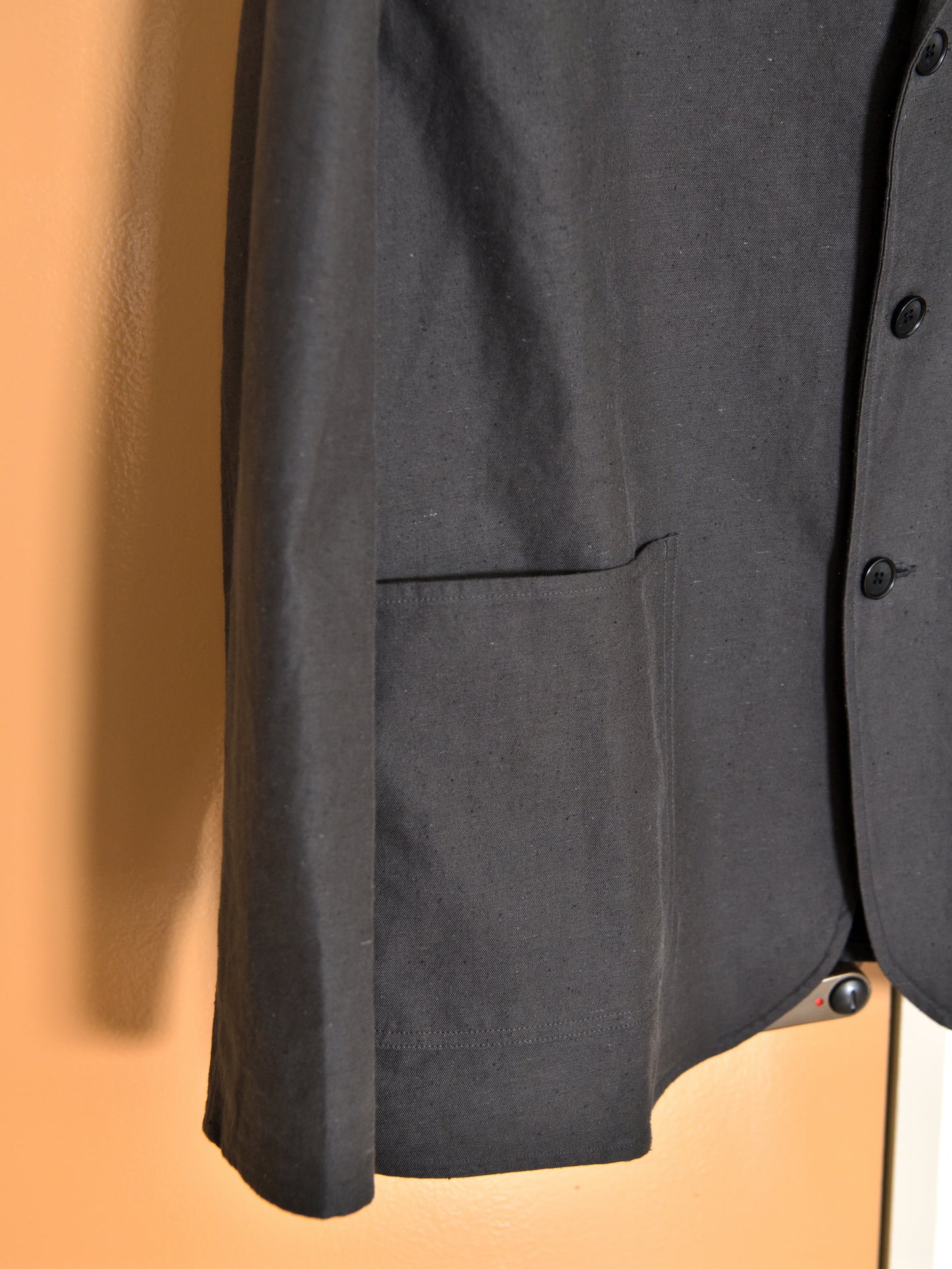 de dam foundation デダムファンデーション Nepped Cotton Jacket SUMI チャコール ジャケット　セットアップ ベーシック オランダ ユニセックス 26AW 愛知県 名古屋 丸の内 セレクトショップ THIRD PLACE サードプレイス