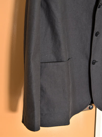 de dam foundation デダムファンデーション Nepped Cotton Jacket SUMI チャコール ジャケット　セットアップ ベーシック オランダ ユニセックス 26AW 愛知県 名古屋 丸の内 セレクトショップ THIRD PLACE サードプレイス