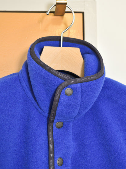 andwander アンドワンダー wool fleece pullover 574-6281053 BLUE ブルー フリース ウール ポリエステル アウトドア 登山 キャンプ 26FW 日本取り扱い 名古屋 丸の内 セレクトショップ THIRD PLACE サードプレイス