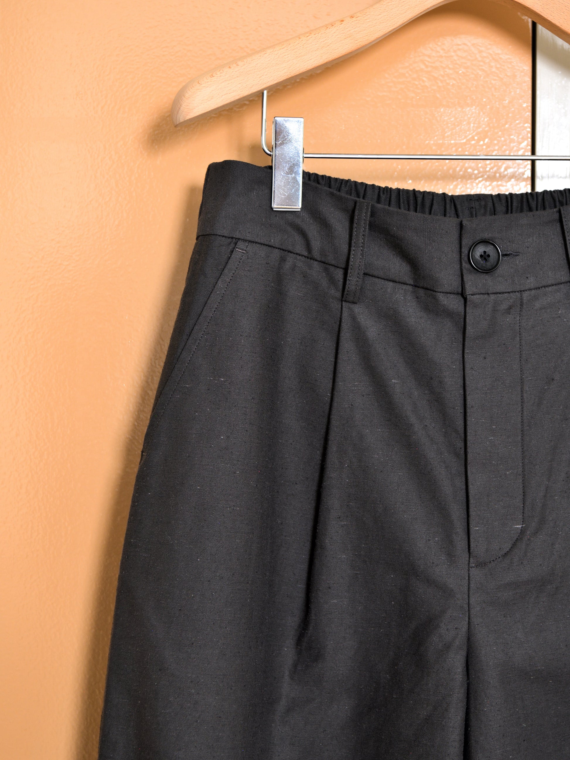 de dam foundation デダムファンデーション Nepped Cotton Trousers SUMI チャコール トラウザーズ セットアップ ベーシック オランダ ユニセックス 26AW 愛知県 名古屋 丸の内 セレクトショップ THIRD PLACE サードプレイス