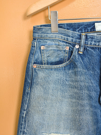 HERILL へリル HL Rugged denim DAMAGEWORN 26-030-HL-8070-30 ダメージデニム ブルー フェード 26FW 日本取り扱い 名古屋 丸の内 セレクトショップ THIRD PLACE サードプレイス