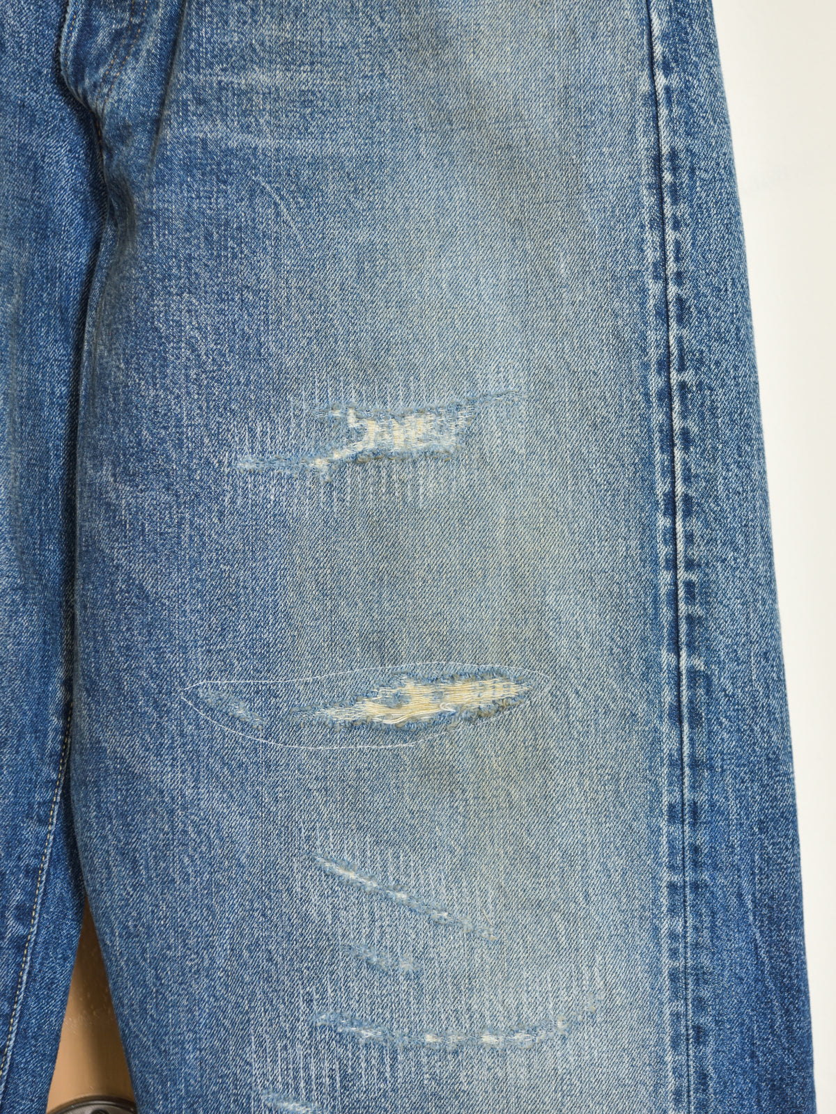 HERILL へリル HL Rugged denim DAMAGEWORN 26-030-HL-8070-30 ダメージデニム ブルー フェード 26FW 日本取り扱い 名古屋 丸の内 セレクトショップ THIRD PLACE サードプレイス