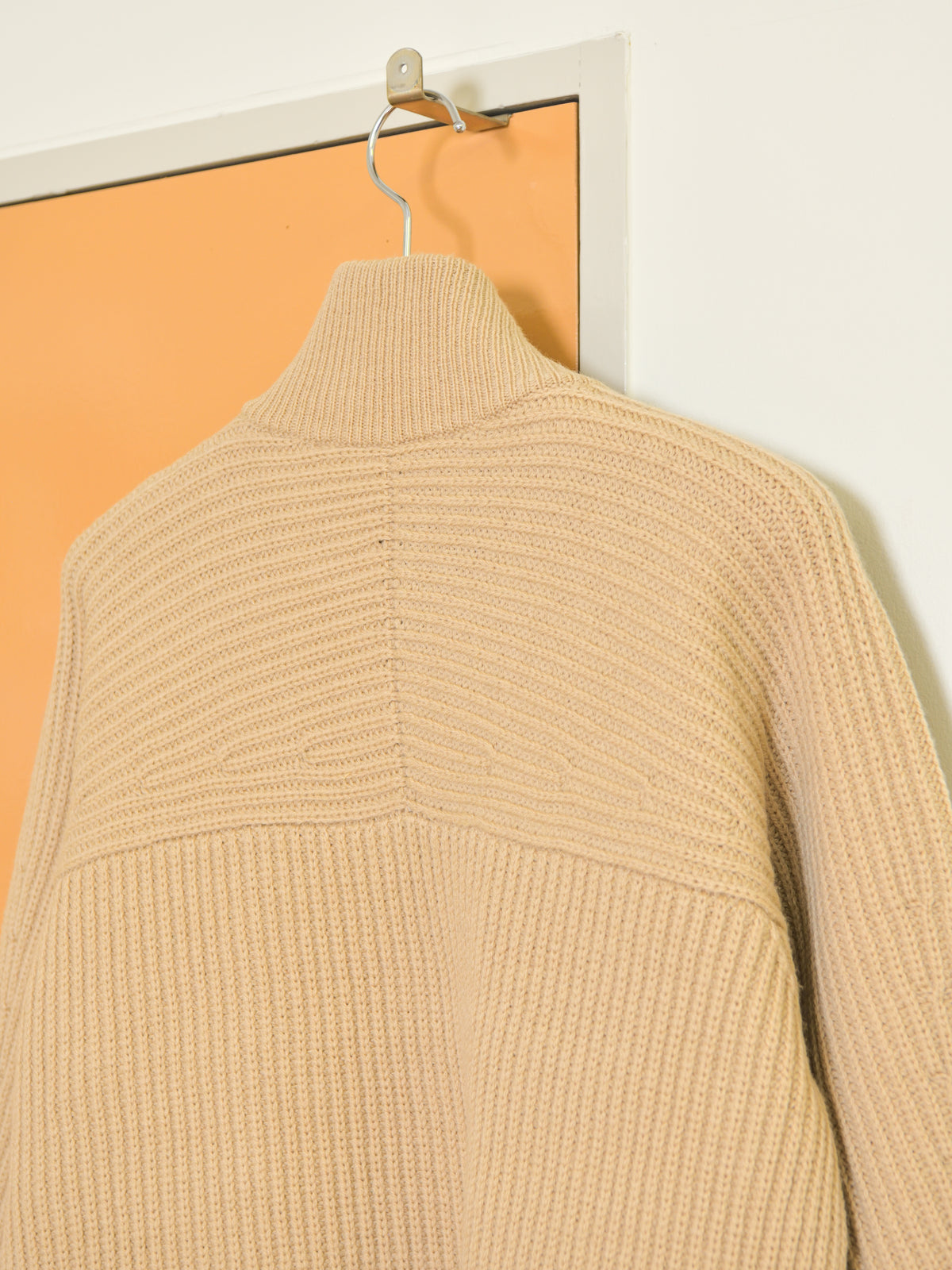 MEIAS メイアス MOUNTAIN KNIT ZIP BLOUSON BEIGE ベージュ FRCD-6A16 ジャケット ウール ニット アウトドア 登山 キャンプ 26FW 日本取り扱い 名古屋 丸の内 セレクトショップ THIRD PLACE サードプレイス