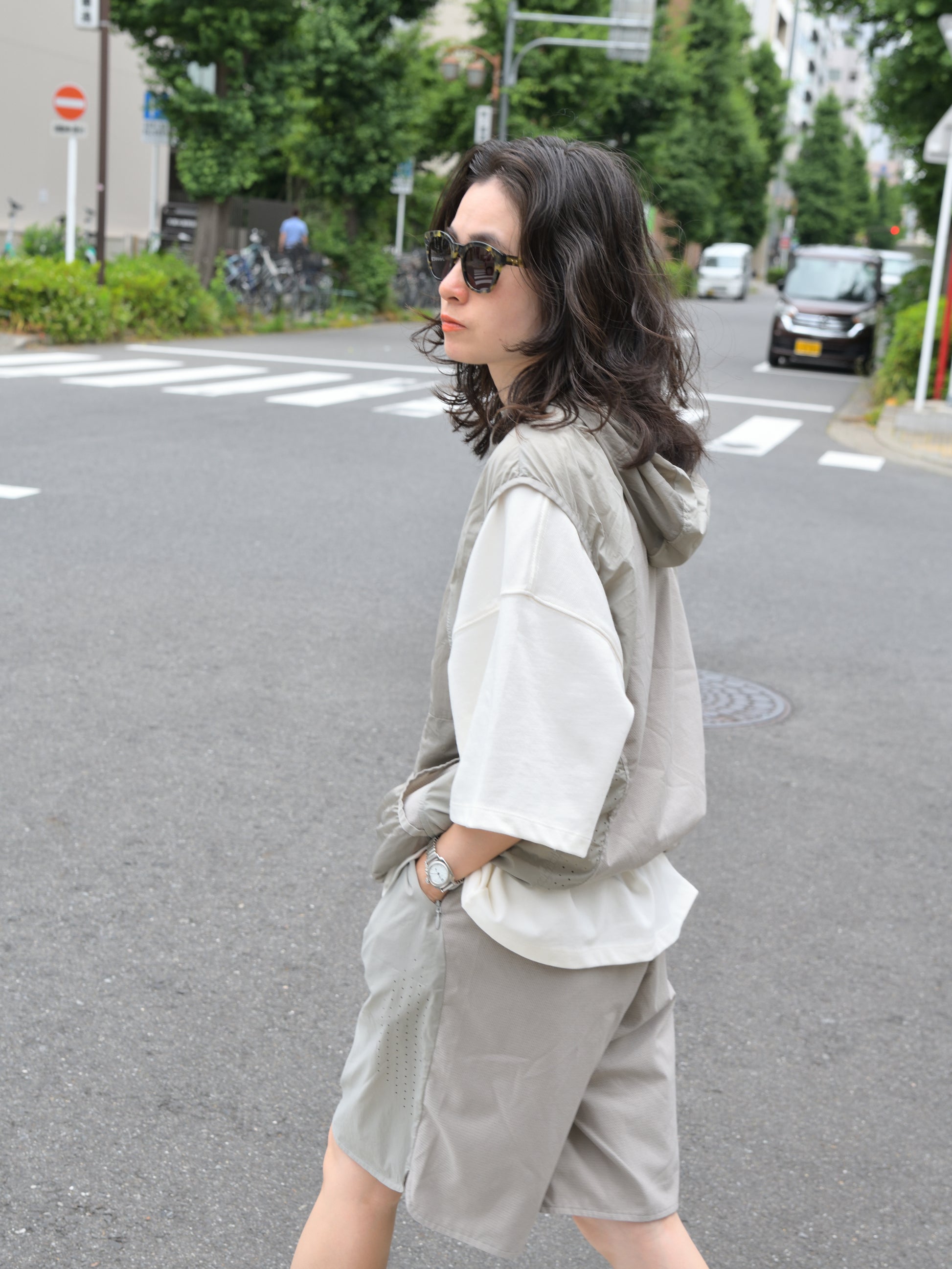 HIKING PATROL ハイキングパトロール SS26008 ORBIT LT TECHNICAL VEST  サンド ベージュ ナイロンベスト 北欧 ノルウェー アウトドア 都会 26SS 愛知県 名古屋 丸の内 セレクトショップ THIRD PLACE サードプレイス