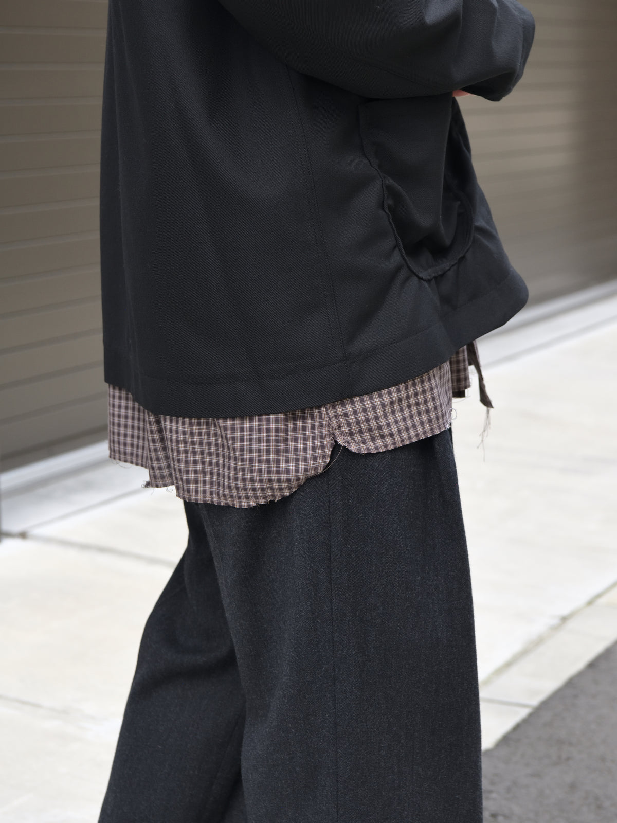  CHORE JACKET ZIP BLACK ブラック  CF.22.09.03.02 ジャケット ポリエステル ウール CAMIEL FORTGENS カミエルフォートヘンス BIG SHIRT BROWN CHECK ブラウン チェック CF.22.04.03.04 シャツ 定番 コットン オランダ 26aw 春夏 日本取り扱い 名古屋 丸の内 セレクトショップ THIRD PLACE サードプレイス