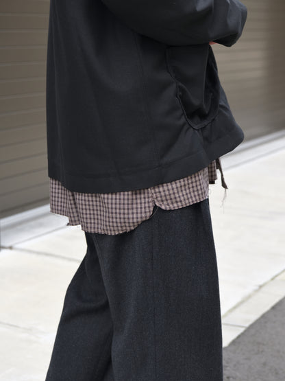  CHORE JACKET ZIP BLACK ブラック  CF.22.09.03.02 ジャケット ポリエステル ウール CAMIEL FORTGENS カミエルフォートヘンス BIG SHIRT BROWN CHECK ブラウン チェック CF.22.04.03.04 シャツ 定番 コットン オランダ 26aw 春夏 日本取り扱い 名古屋 丸の内 セレクトショップ THIRD PLACE サードプレイス