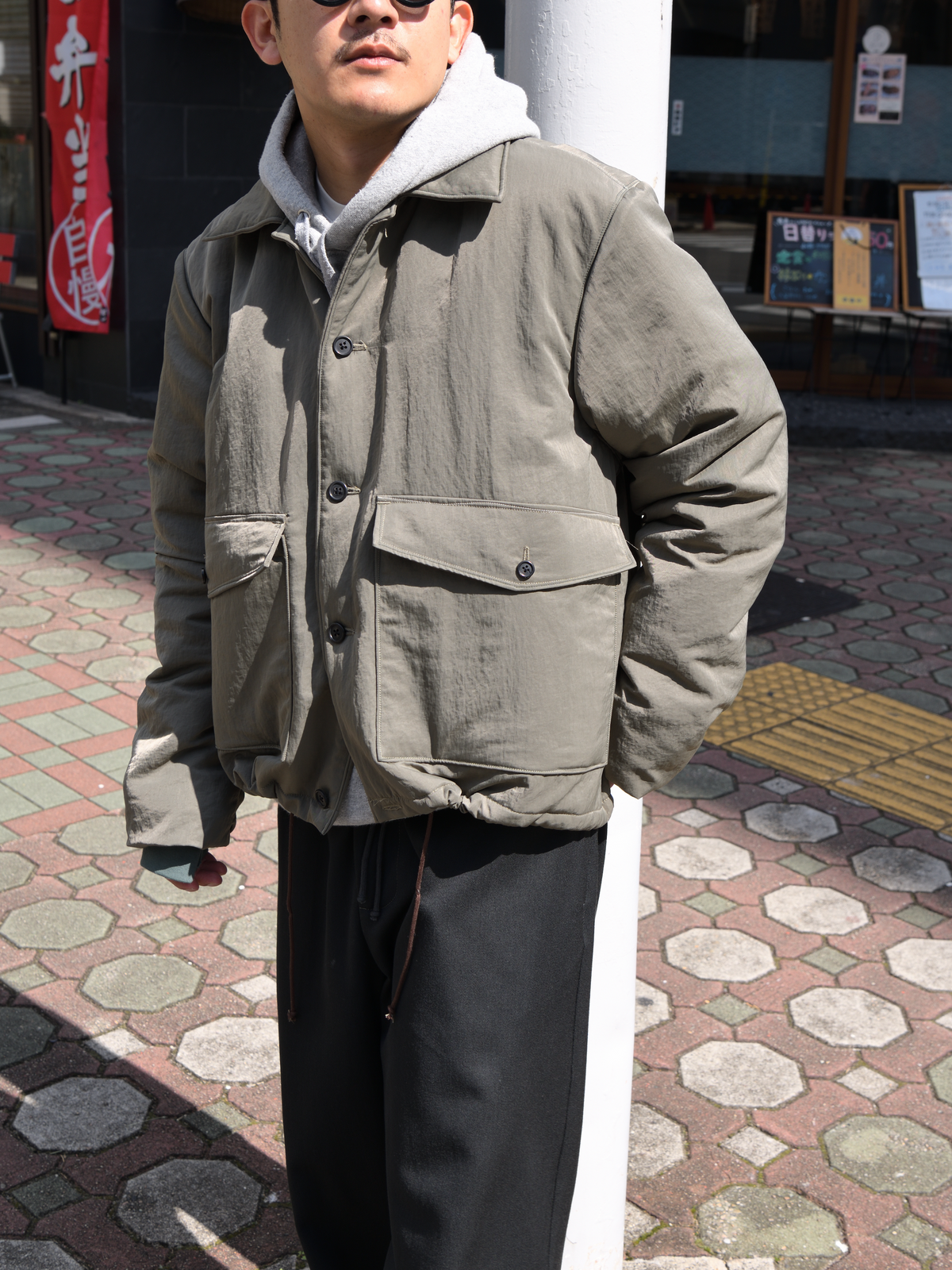 CAMIEL FORTGENS カミエルフォートヘンス PUFFED SIMPLE JACKET GREEN グリーン CF.22.10.05.01 ジャケットPOLYAMIDE ポリアミド オランダ 26aw 春夏 日本取り扱い 名古屋 丸の内 セレクトショップ THIRD PLACE サードプレイス