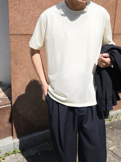refomed リフォメッド WOOL BASE RECU-YN01 ウール ポリエステル Tシャツ  快適 セットアップ 夏 春 秋 ホワイト 愛知県 名古屋 丸の内 セレクトショップ THIRD PLACE サードプレイス