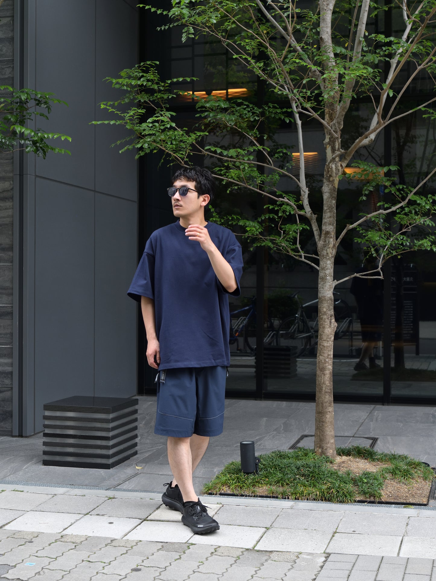 JERZEES ジャージーズ  Tシャツ ネイビー ホワイト スペシャル 特注 別注 アメリカ 日本 コラボ 春夏 メンズ レディース ユニセックス 26SS 愛知県 名古屋 丸の内 セレクトショップ THIRD PLACE サードプレイス