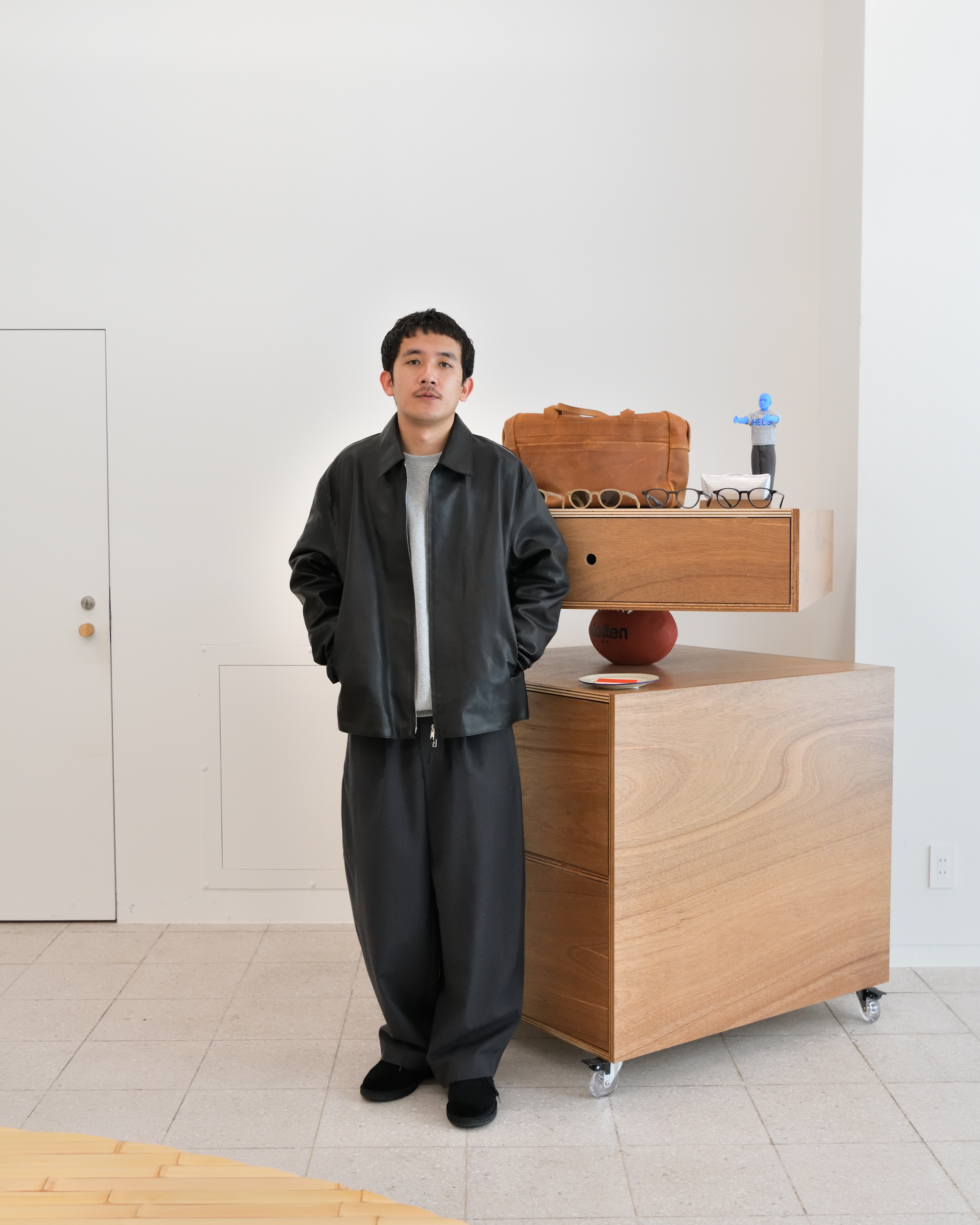 YOKE ヨーク Calf Nappa Leather Minimal Blouson YK26FW01308B レザー カーフ ブラック BLACK 26FW 日本取り扱い 名古屋 丸の内 セレクトショップ THIRD PLACE サードプレイス