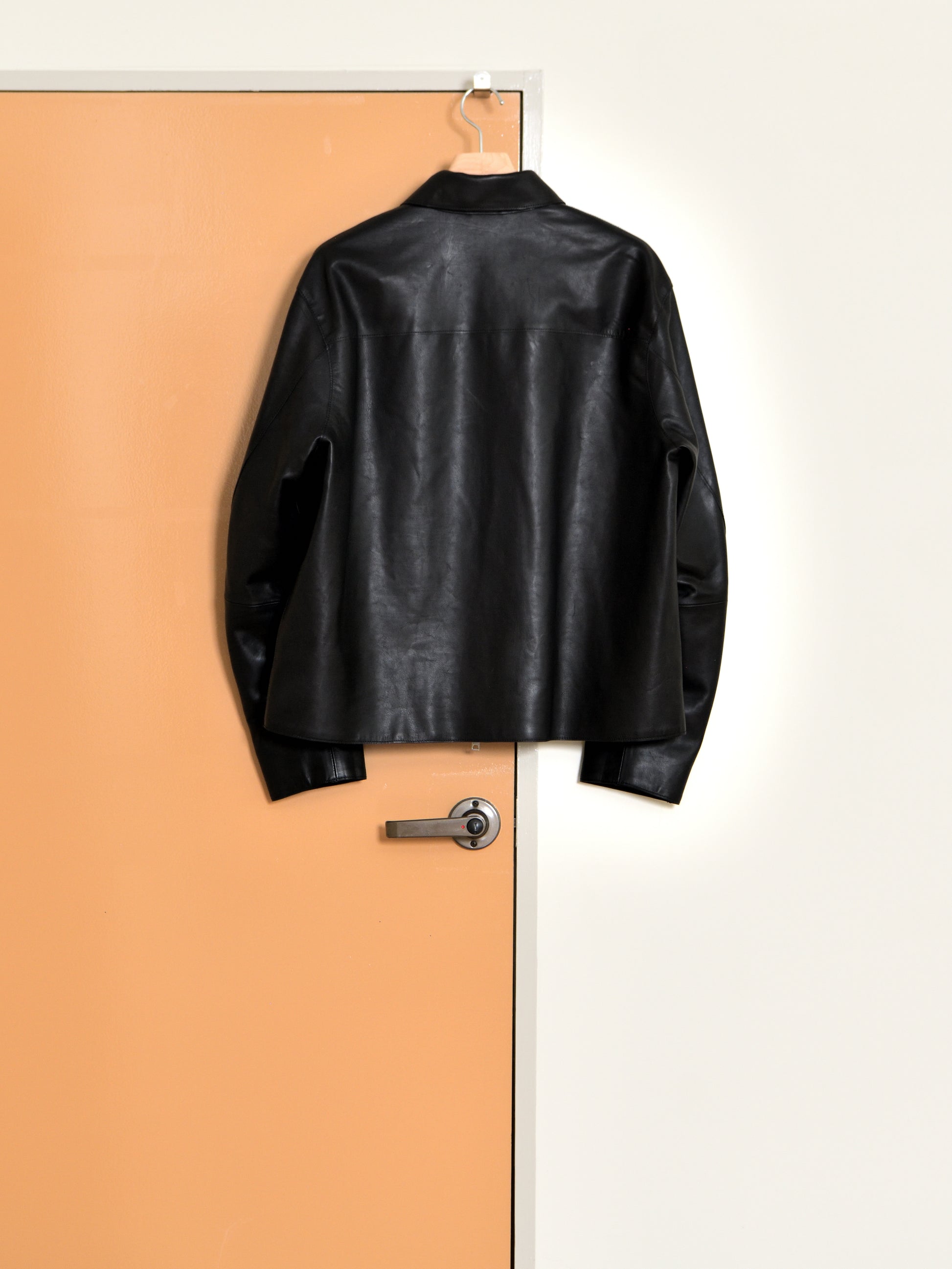 YOKE ヨーク Calf Nappa Leather Minimal Blouson YK26FW01308B レザー カーフ ブラック BLACK 26FW 日本取り扱い 名古屋 丸の内 セレクトショップ THIRD PLACE サードプレイス