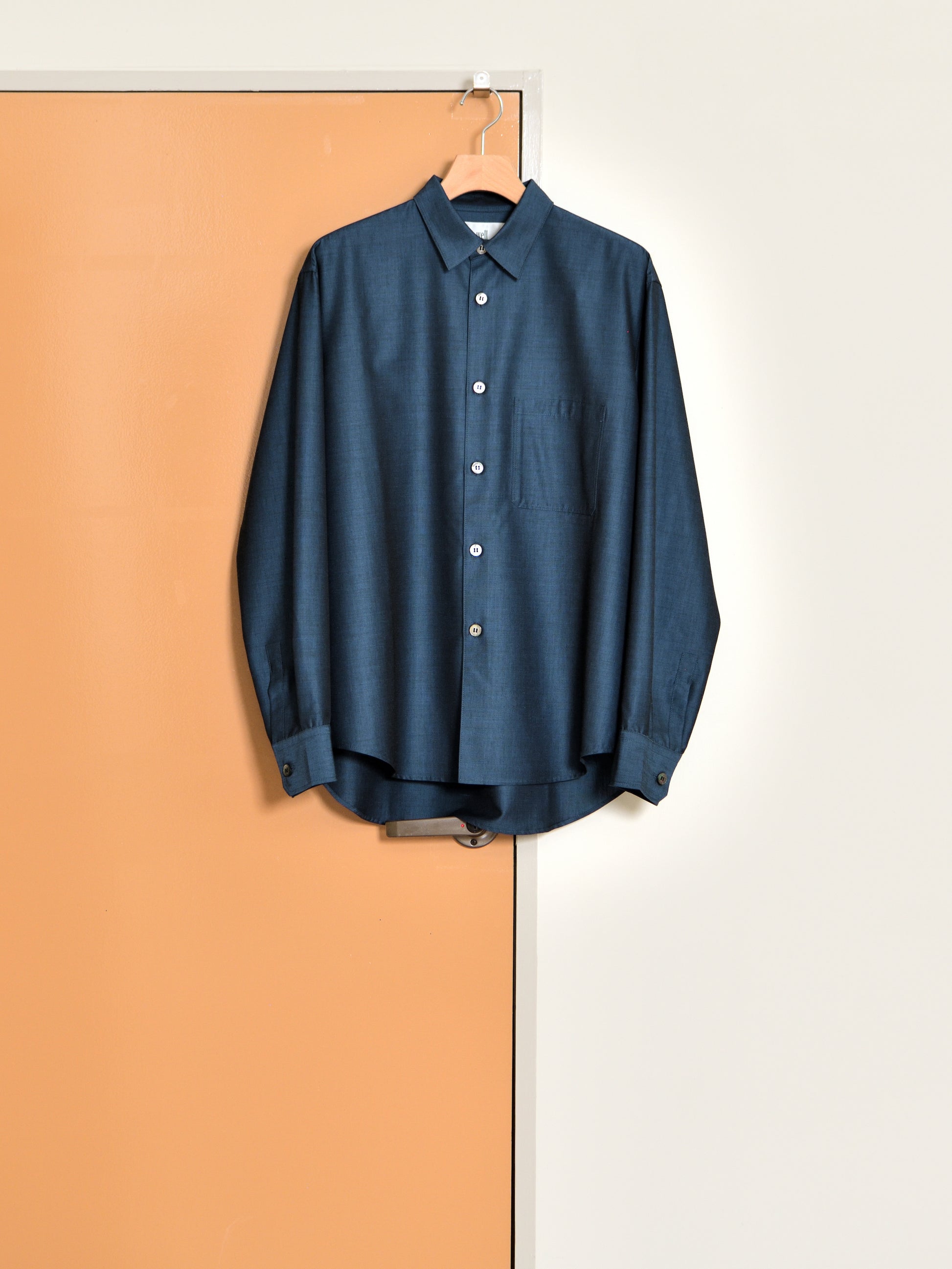 WELL ウェル 10-buttons shirt WT25XX03   ウール レーヨン デットストック ユニセックス 26SS 愛知県 名古屋 丸の内 セレクトショップ THIRD PLACE サードプレイス