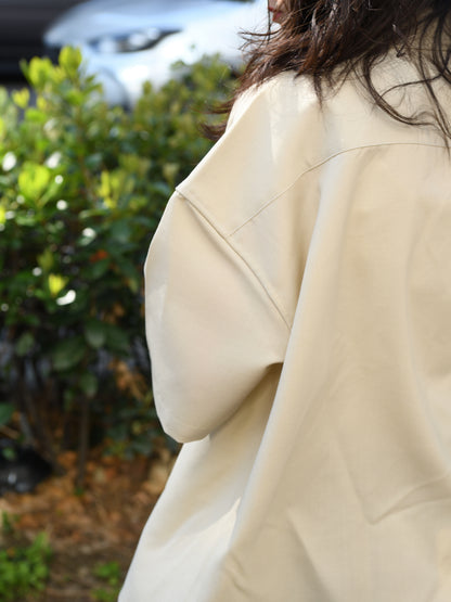 refomed リフォメッド WOOL DRIFT RESH-YN02 モヘア ウール シャツ 半袖シャツ  快適 セットアップ 夏 春 ベージュ ナチュラル 愛知県 名古屋 丸の内 セレクトショップ THIRD PLACE サードプレイス