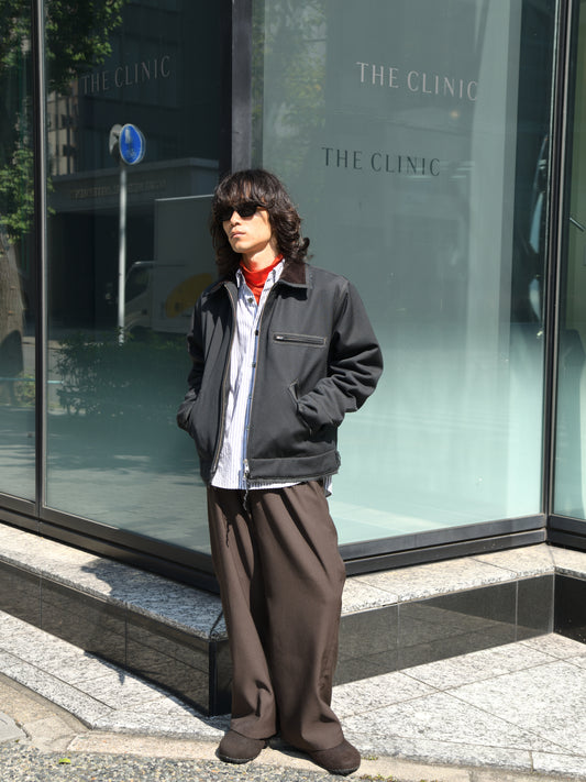 CAMIEL FORTGENS カミエルフォートヘンス WORKER JACKET GREY グレー CF.22.10.03.01 ジャケット 定番 ヴァージンウール コットン オランダ 26aw 春夏 日本取り扱い 名古屋 丸の内 セレクトショップ THIRD PLACE サードプレイス