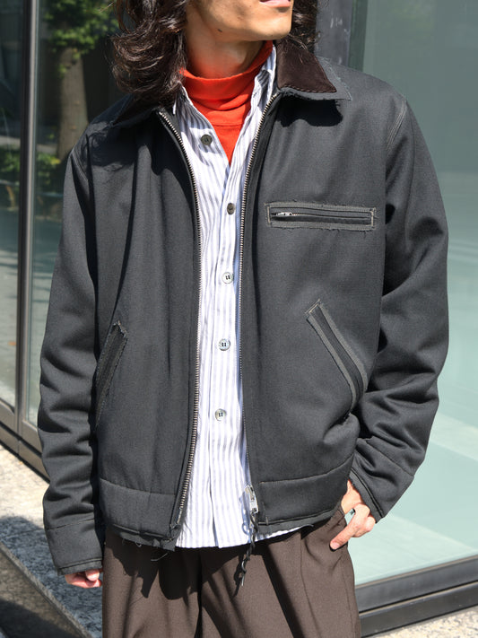 CAMIEL FORTGENS カミエルフォートヘンス WORKER JACKET GREY グレー CF.22.10.03.01 ジャケット 定番 ヴァージンウール コットン オランダ 26aw 春夏 日本取り扱い 名古屋 丸の内 セレクトショップ THIRD PLACE サードプレイス