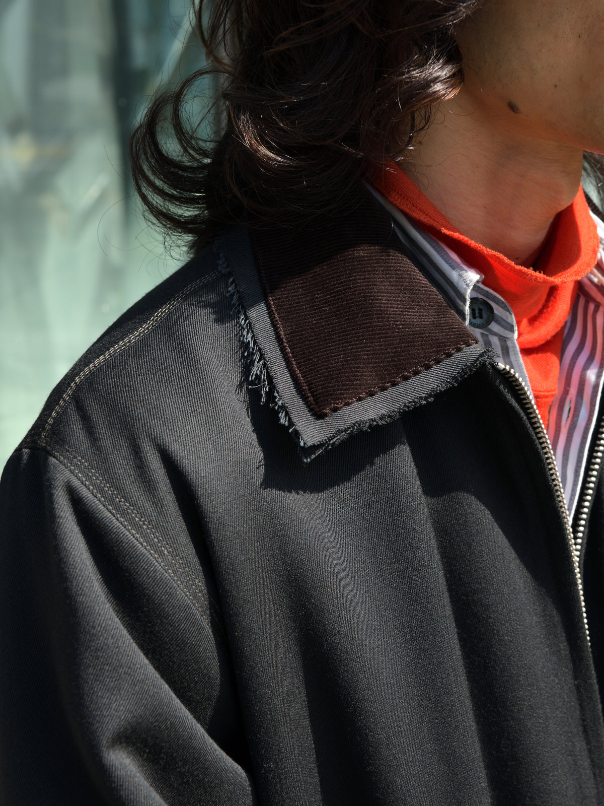 CAMIEL FORTGENS カミエルフォートヘンス WORKER JACKET GREY グレー CF.22.10.03.01 ジャケット 定番 ヴァージンウール コットン オランダ 26aw 春夏 日本取り扱い 名古屋 丸の内 セレクトショップ THIRD PLACE サードプレイス