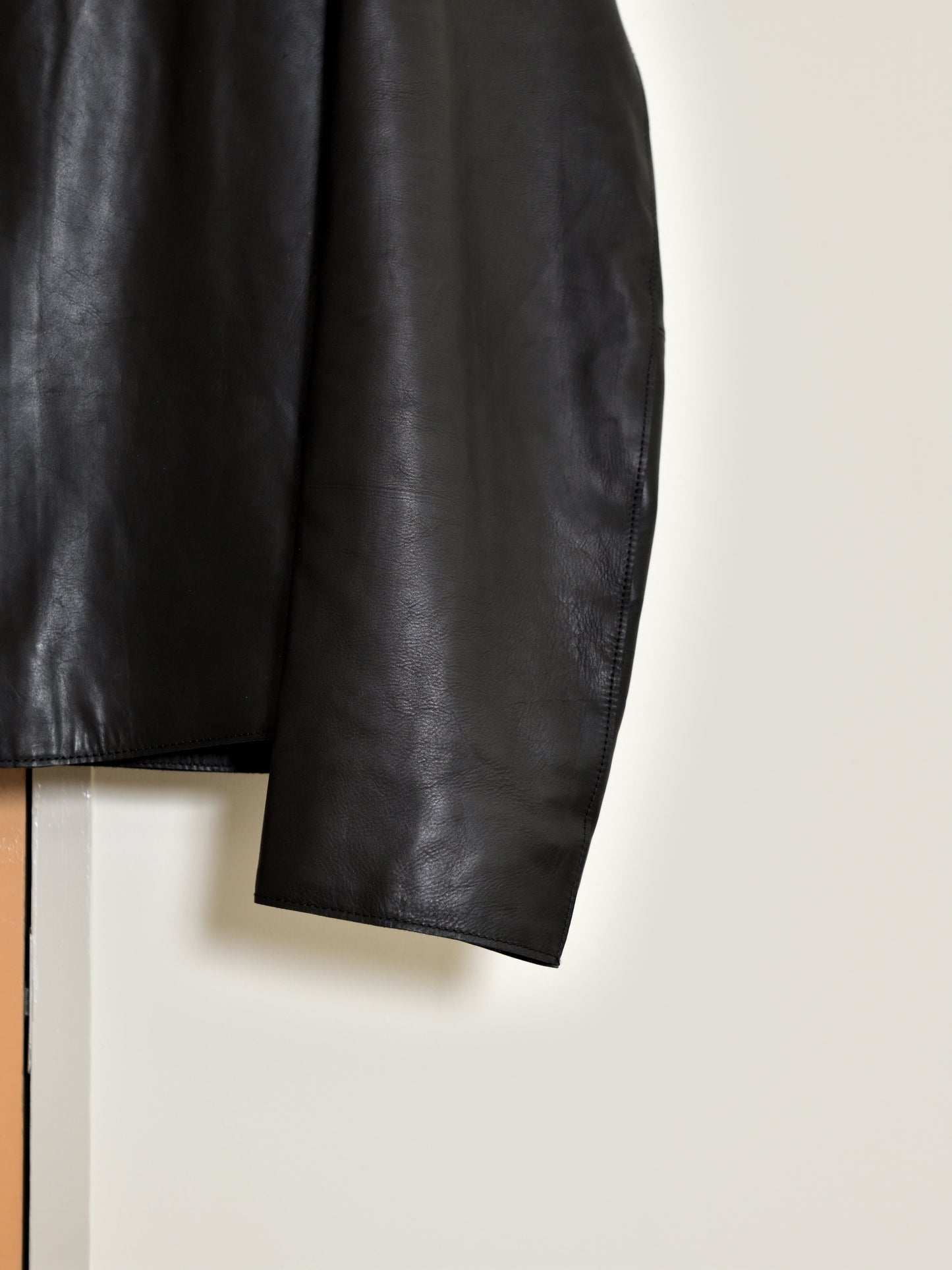 YOKE ヨーク Calf Nappa Leather Minimal Blouson YK26FW01308B レザー カーフ ブラック BLACK 26FW 日本取り扱い 名古屋 丸の内 セレクトショップ THIRD PLACE サードプレイス
